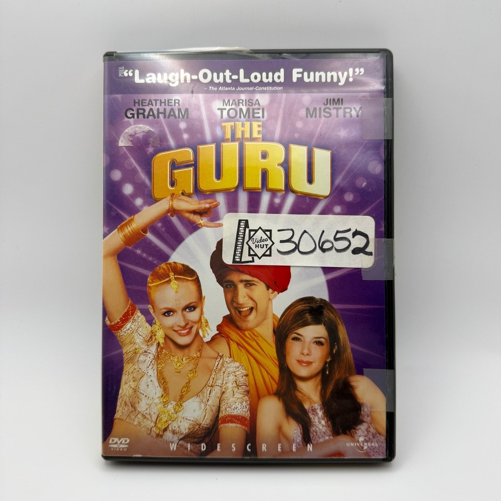 The Guru DVD 2002 Heather Graham Marisa Tomei Widescreen Comedy Movie